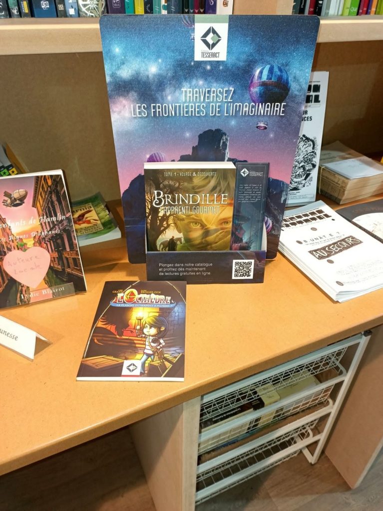 Nos romans s&rsquo;installent à Cherbourg, à la Librairie Verusmor